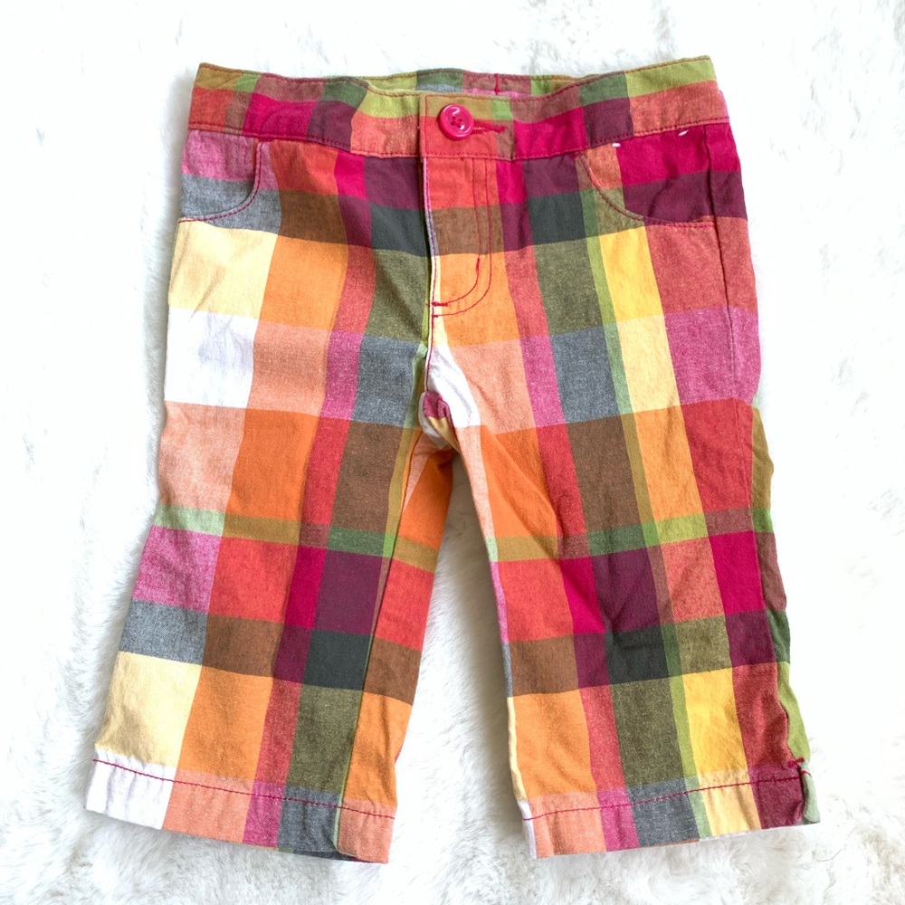 🎈7 for $35🎈 Gymboree 2T Pink Orange Capri Pants Baby Girl